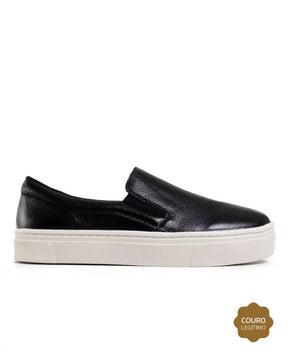 Tênis Slip On Couro Alice