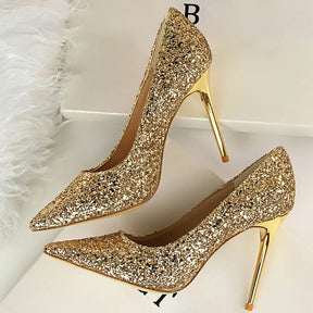  sapato feminino, scarpin salto fino, scarpin salto alto, scarpin bico fino, salto alto scarpin, scarpin dourado, scarpin prata,