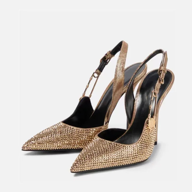  sapato feminino, scarpin salto fino, scarpin salto alto, scarpin bico fino, salto alto scarpin, scarpin dourado, scarpin prata,